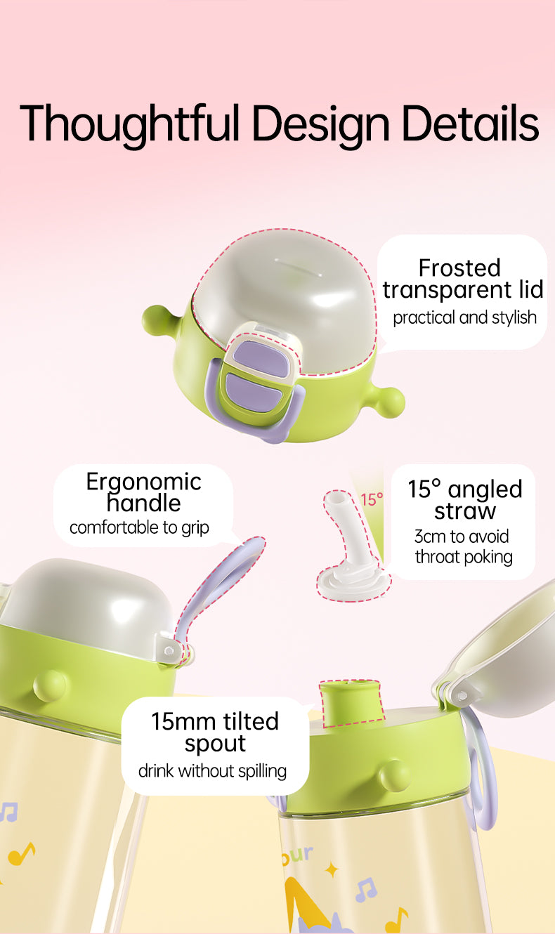 Bebetour Little Monster Dual Drink Bottle with Strap 530ML