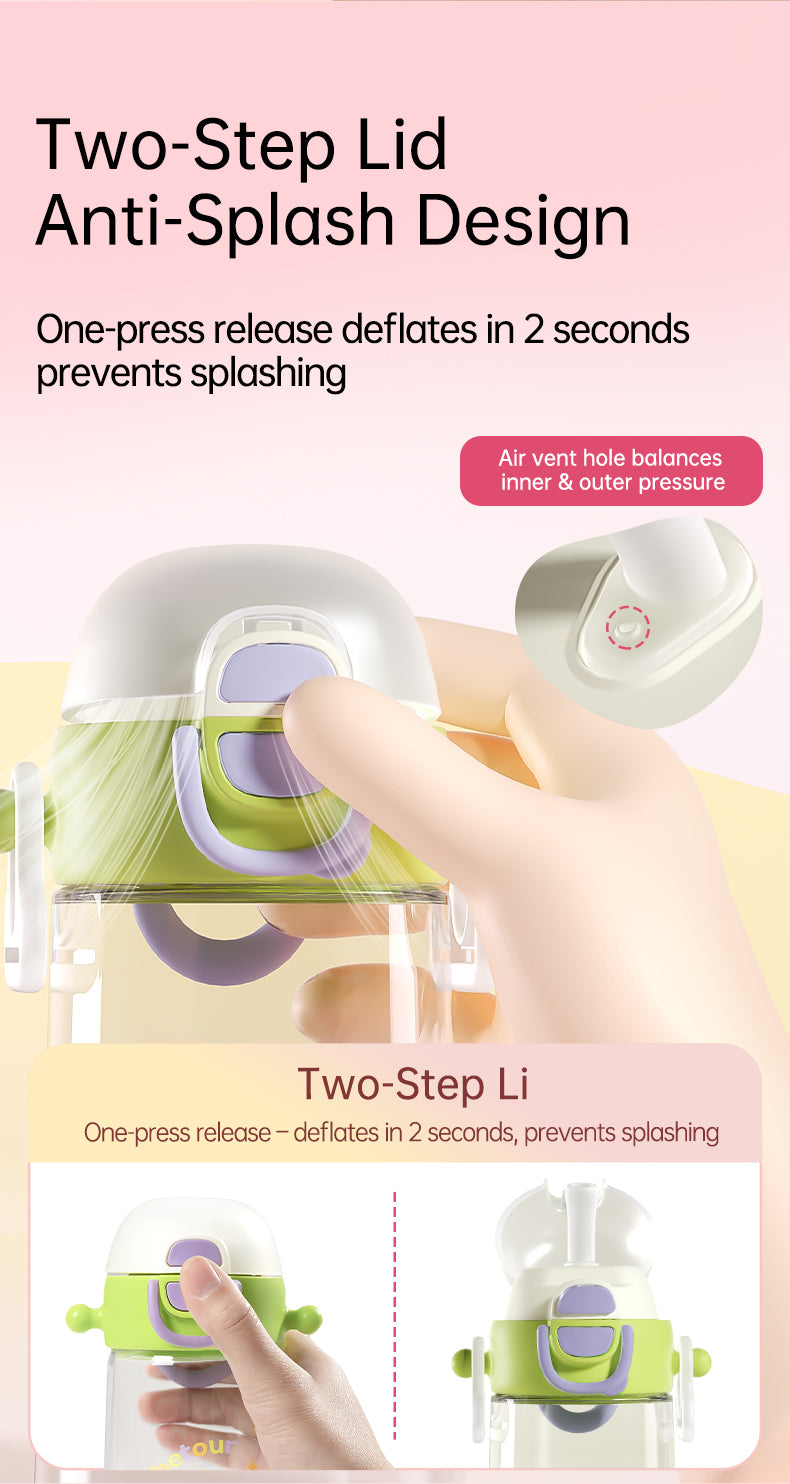 Bebetour Little Monster Dual Drink Bottle with Strap 530ML