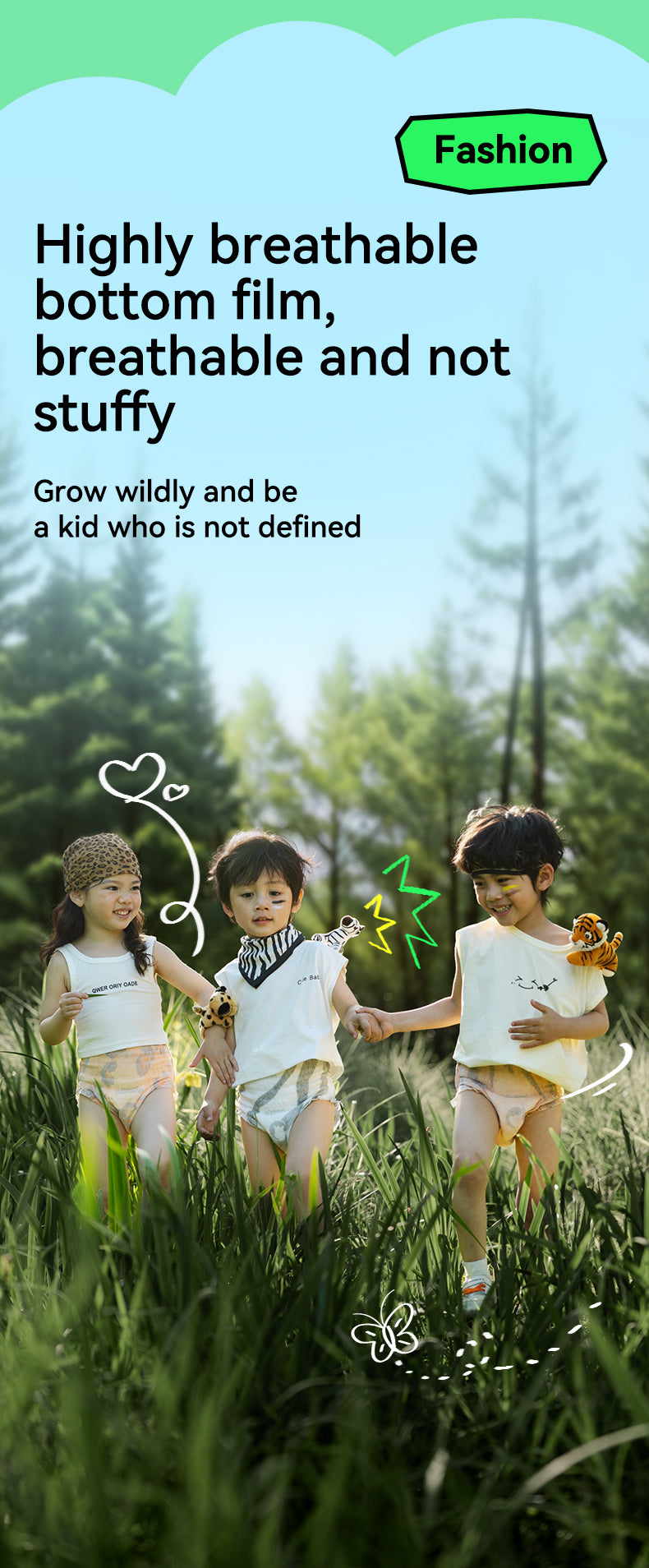 Enternal Summer Gala Shape and Colour series Nappy Pants Pack