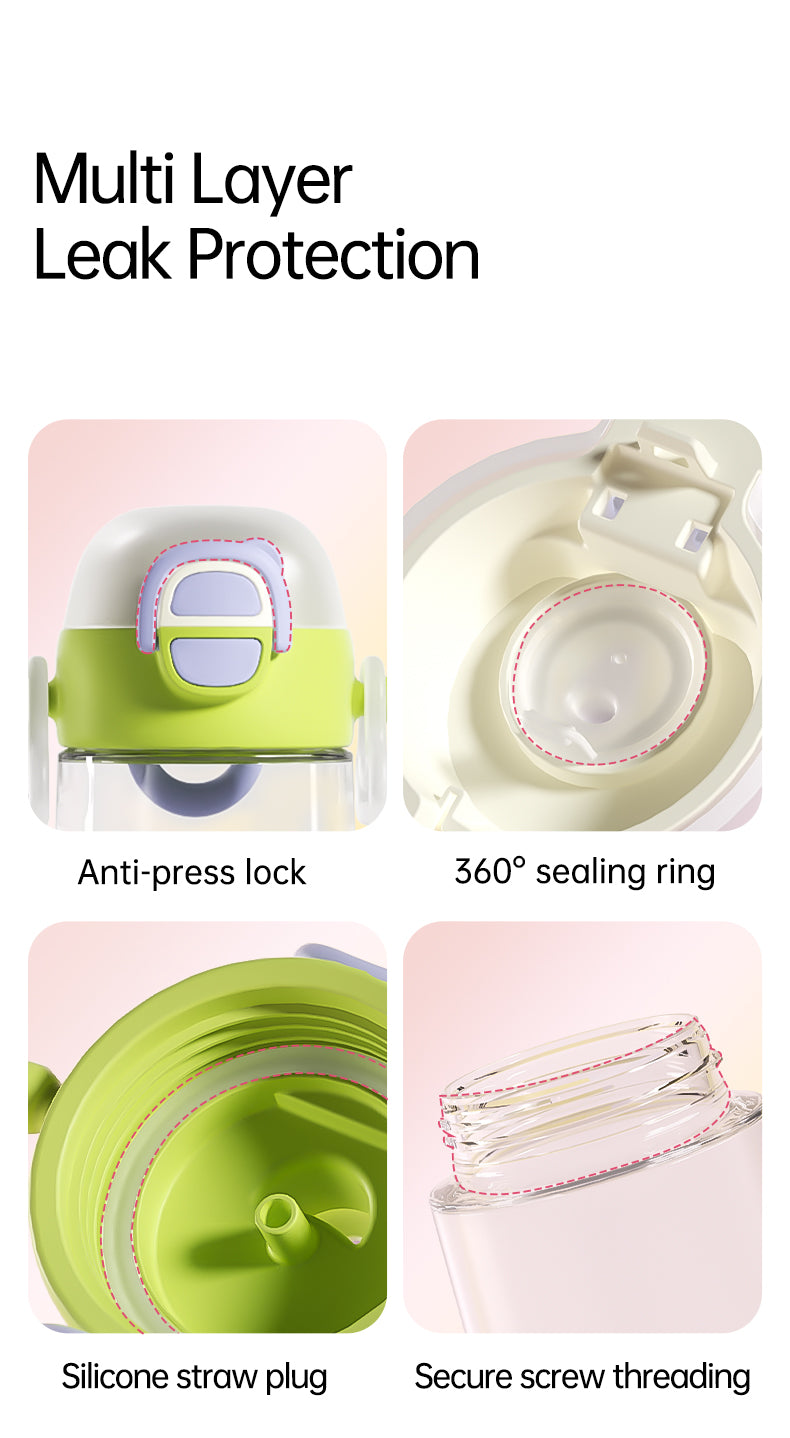 Bebetour Little Monster Dual Drink Bottle with Strap 530ML