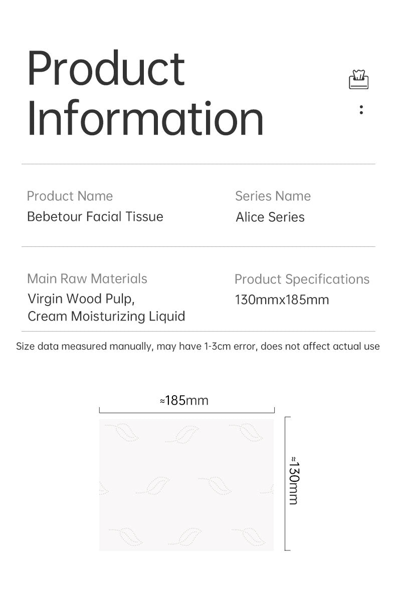 Bebetour Alice Series Soft Moisturising Tissues
