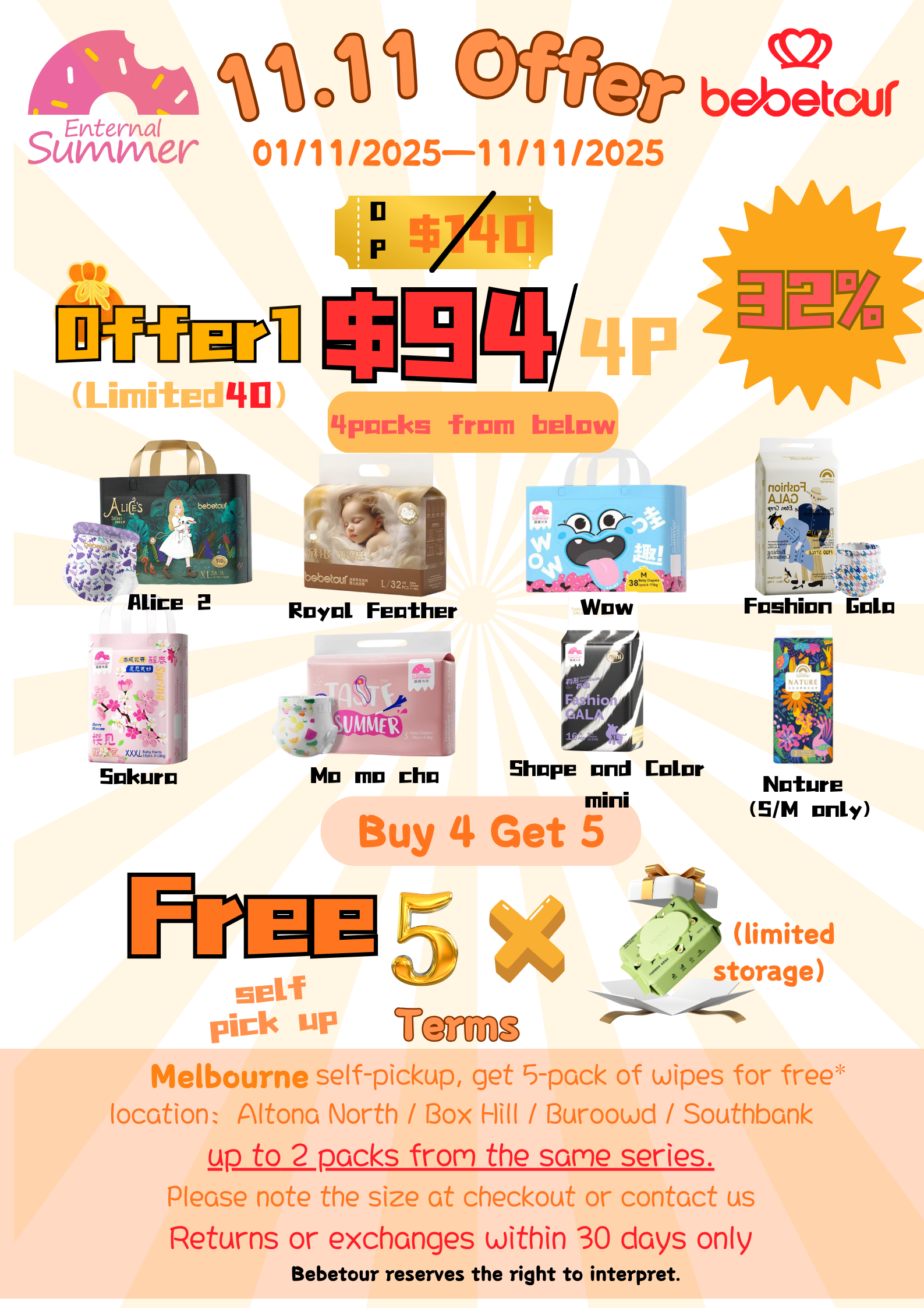 bebetour & Enternal Summer Gift Bag 1