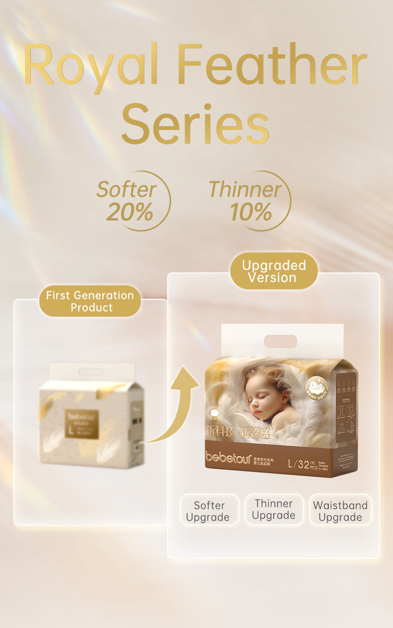 Bebetour Royal Feather Nappy Pack