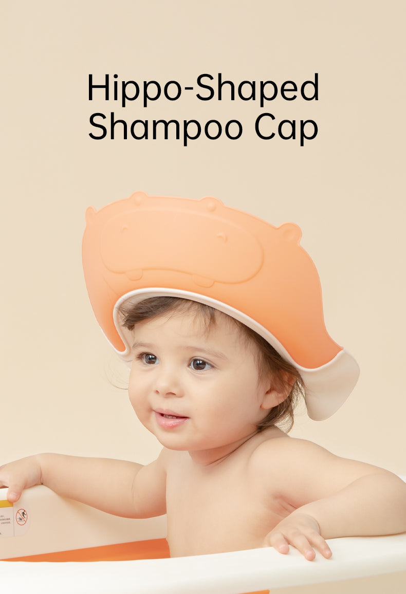 Bebetour Hippo-Shaped Baby Shampoo Cap