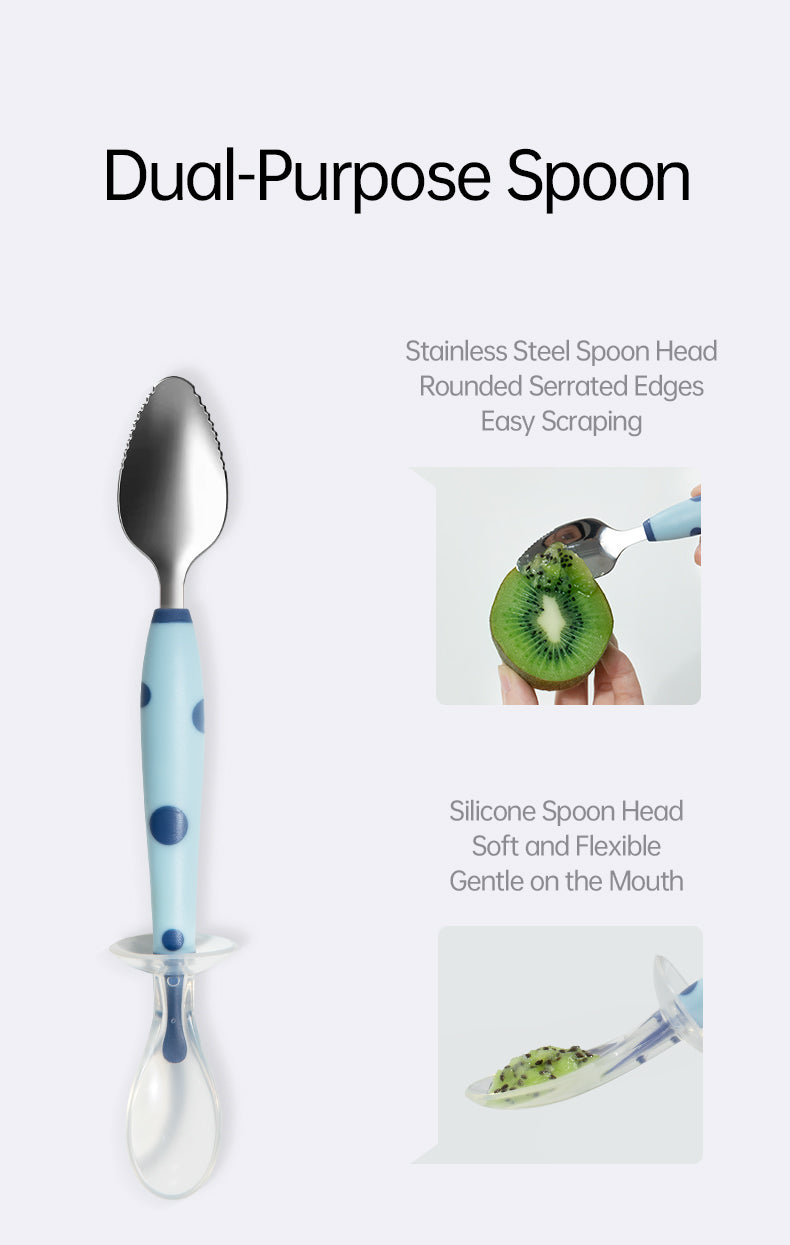 Bebetour Dual-Head Scrape & Feed Spoon