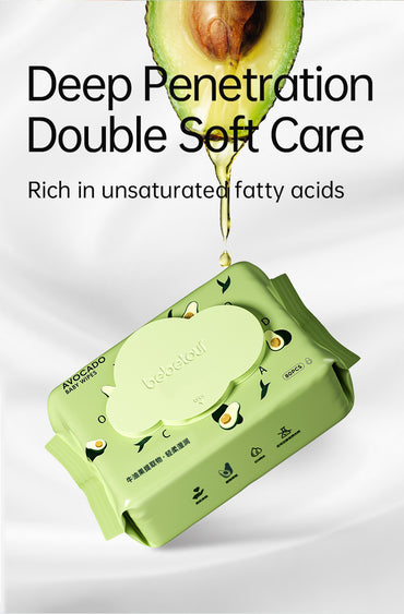 Bebetour 牛油果婴儿湿巾 (3包)