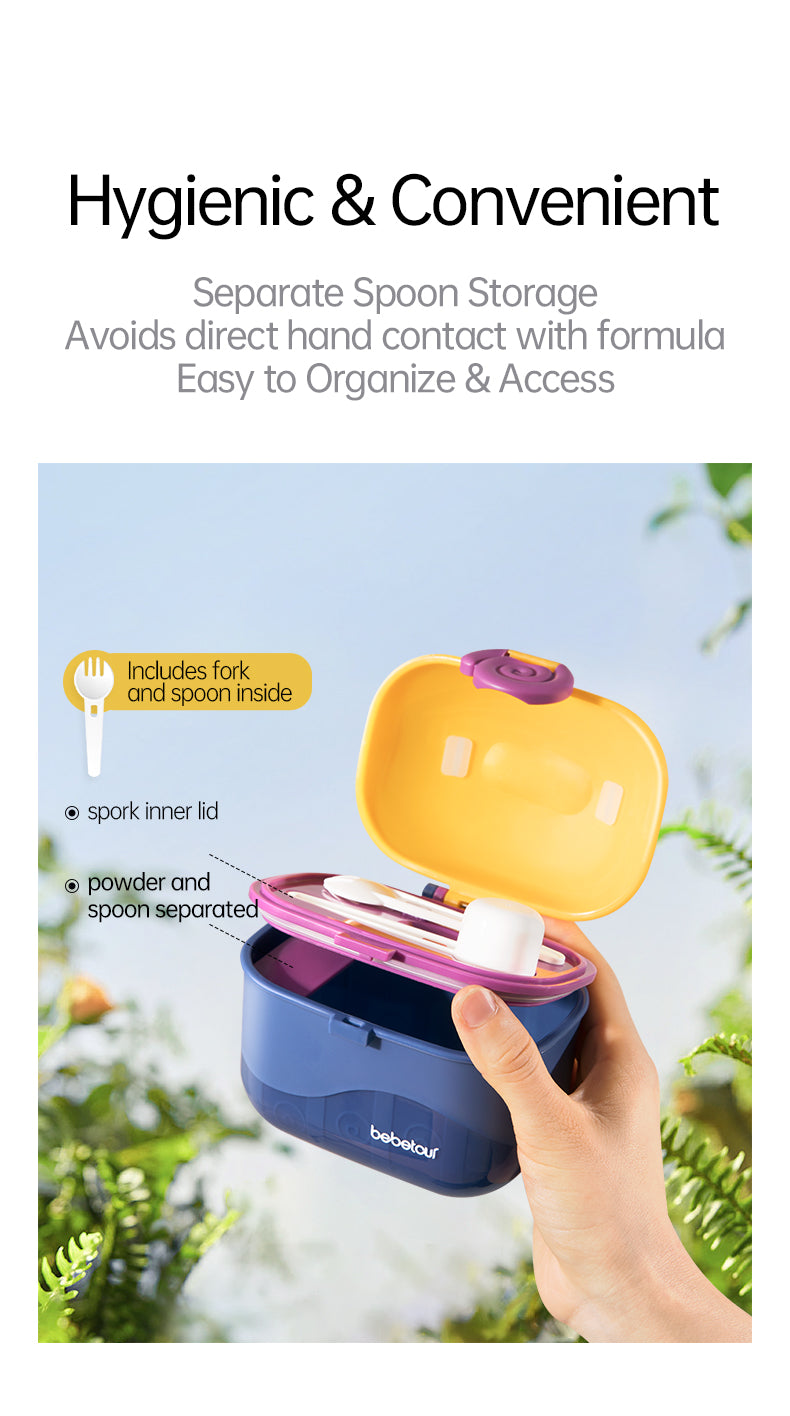 Bebetour Multi-Functional Baby Formula & Snack Container 550ML / 380ML
