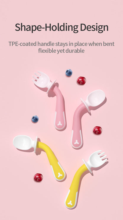 Bebetour Flex & Learn Spoon & Fork Set