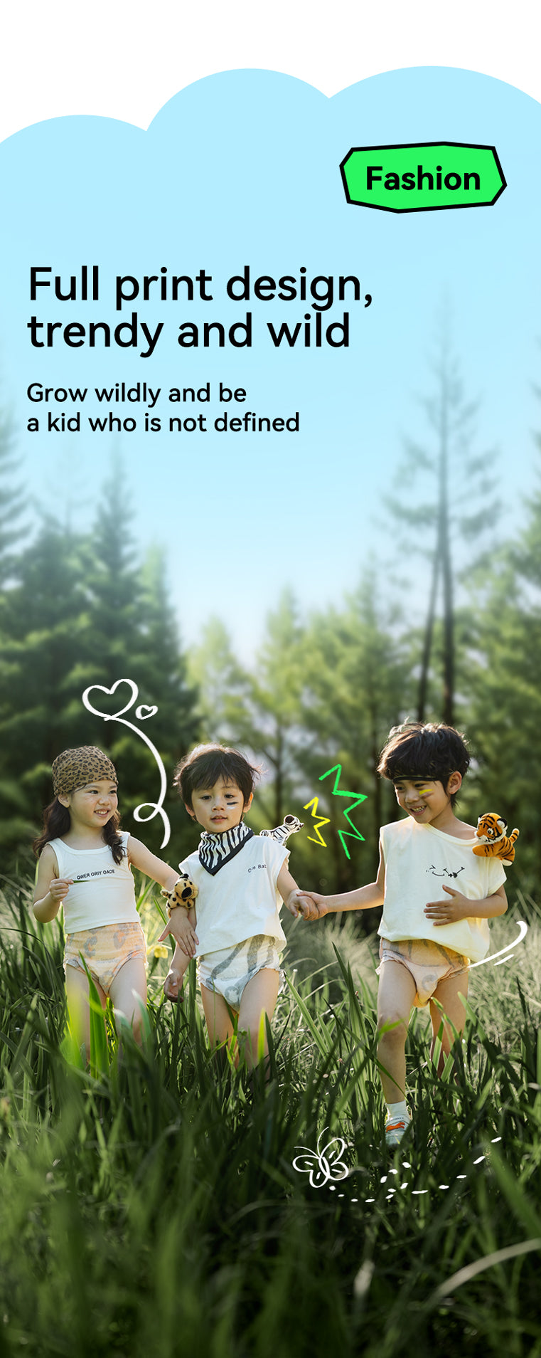 Enternal Summer Gala Shape and Colour series Nappy Pack