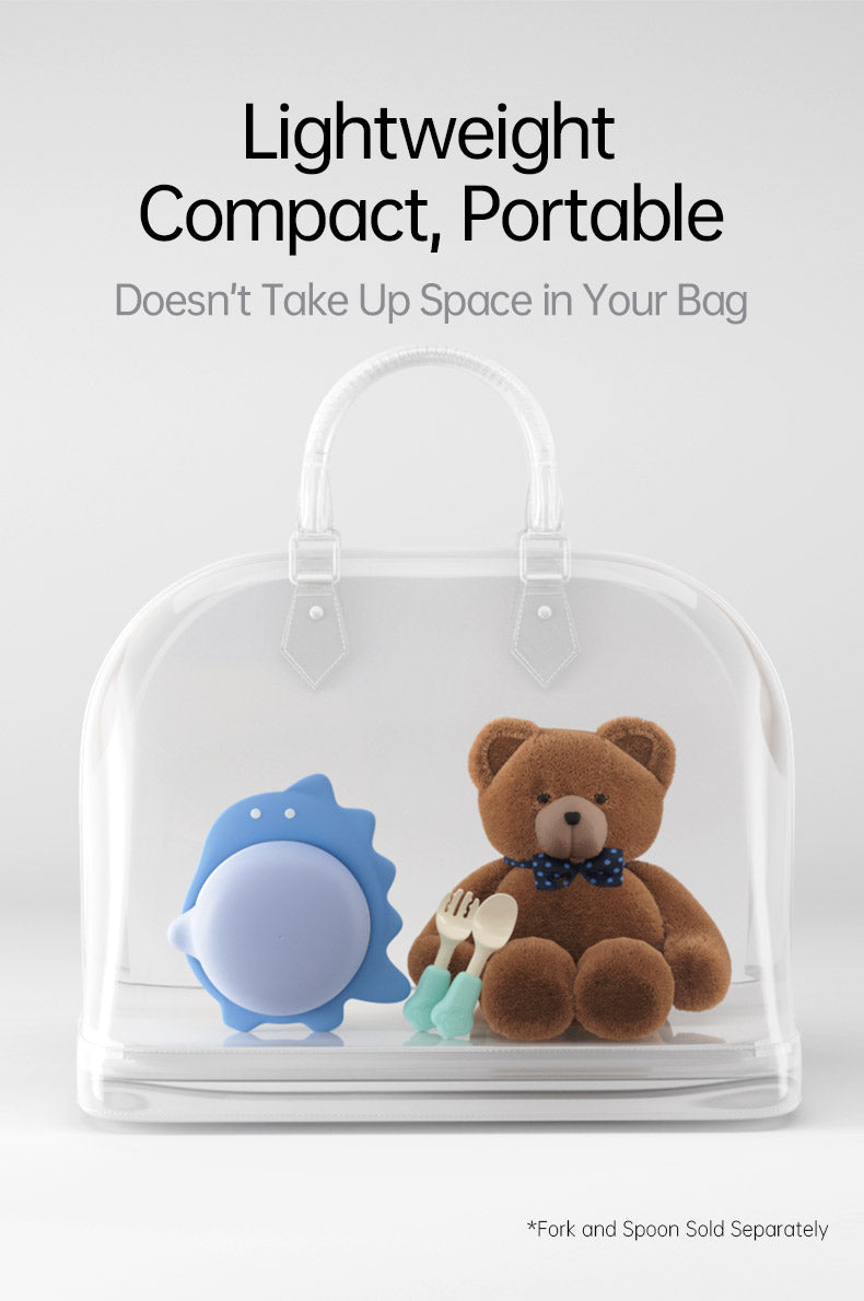 Bebetour Dinosaur-Shaped Portable Bowl Set