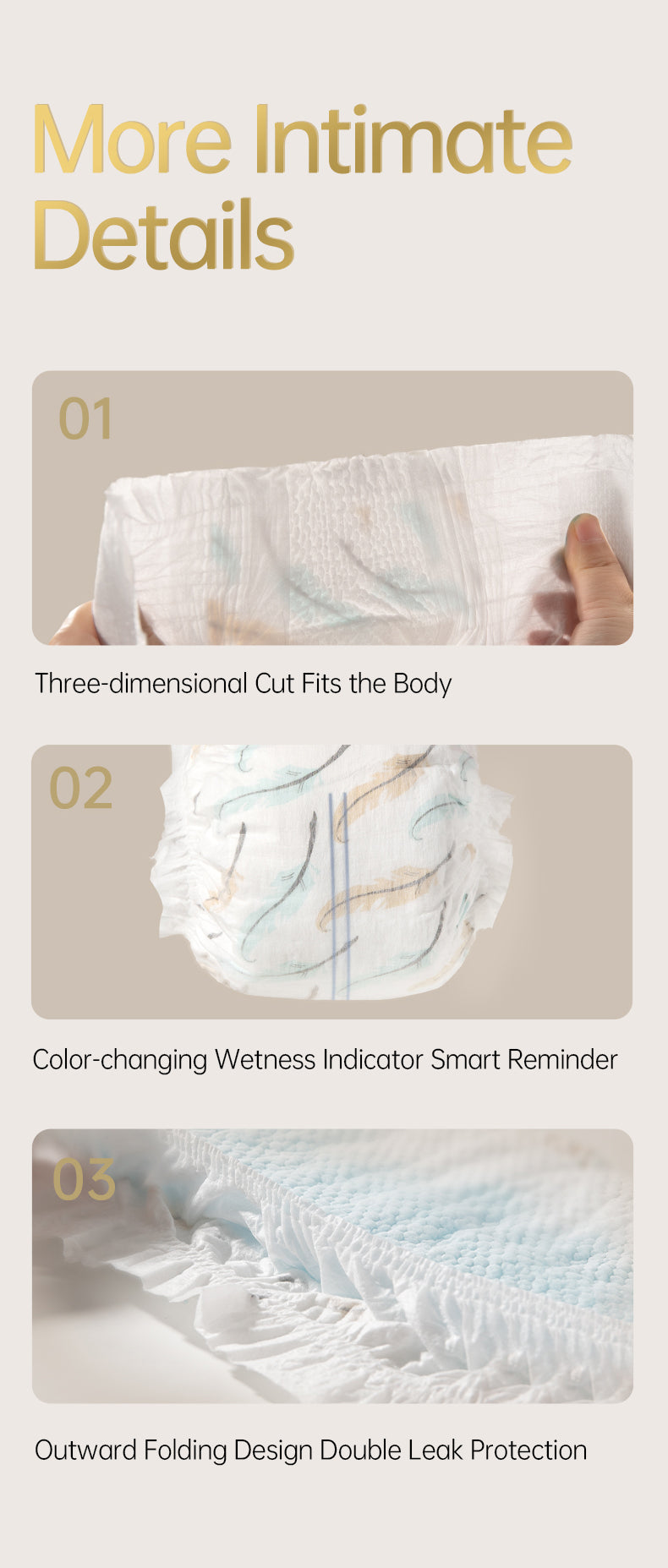 Bebetour Royal Feather Nappy Pack