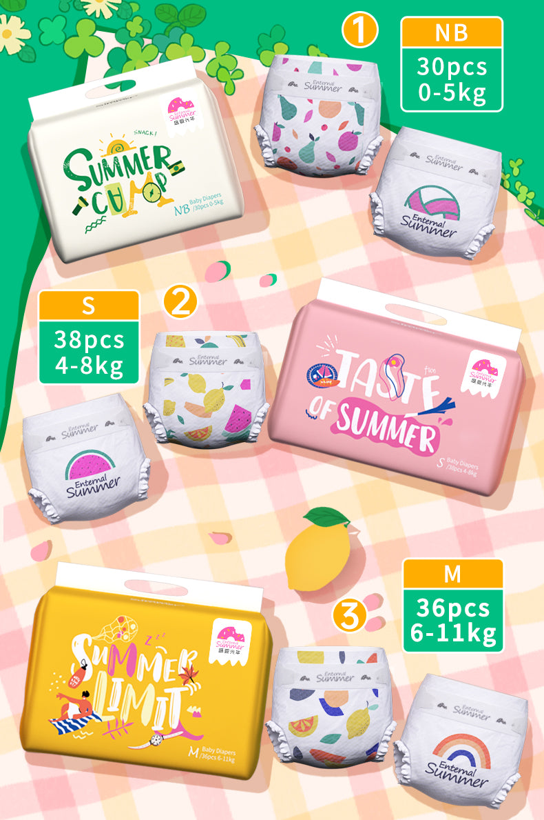 Enternal Summer Momo Cha Series Nappy Pack