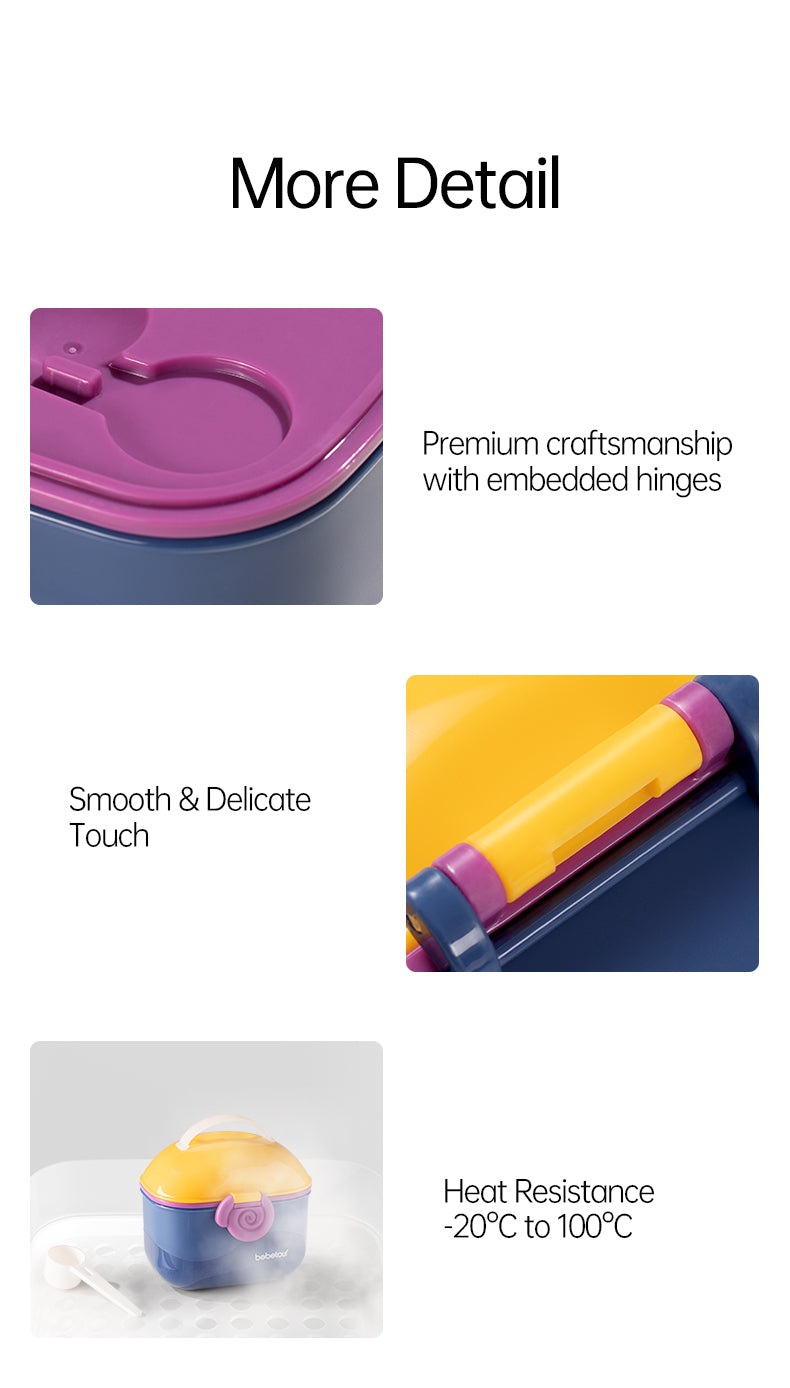 Bebetour Multi-Functional Baby Formula & Snack Container 550ML / 380ML