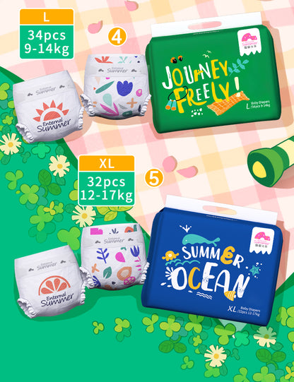 Enternal Summer Momo Cha Series Nappy Pack