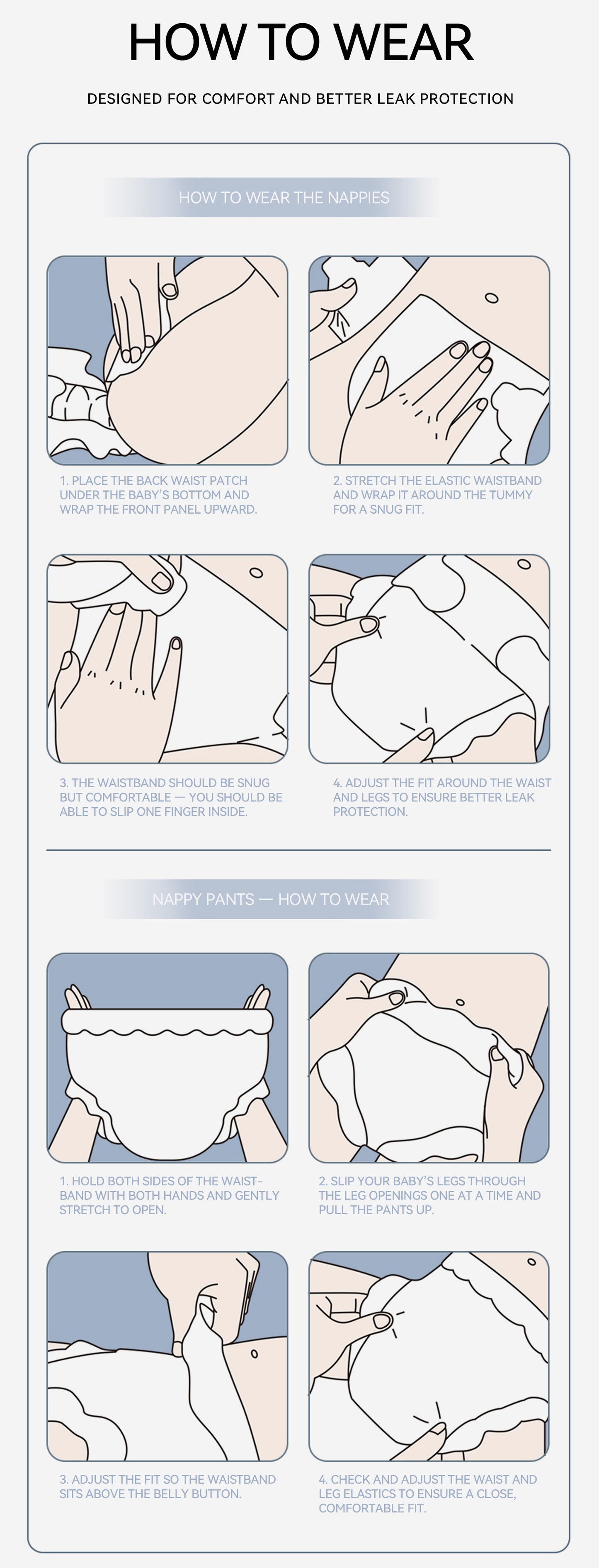 Yiying First Class ULTRA Premium Nappy Pants - Sample Pack (1 Pcs)