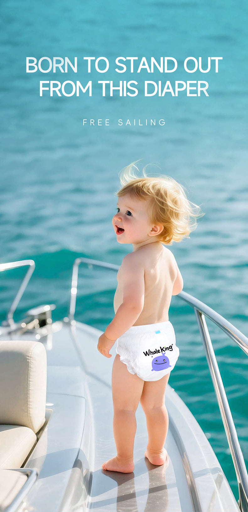 BBG Whale King Premium Serice Nappies – Sensitive Skin Ultra Soft