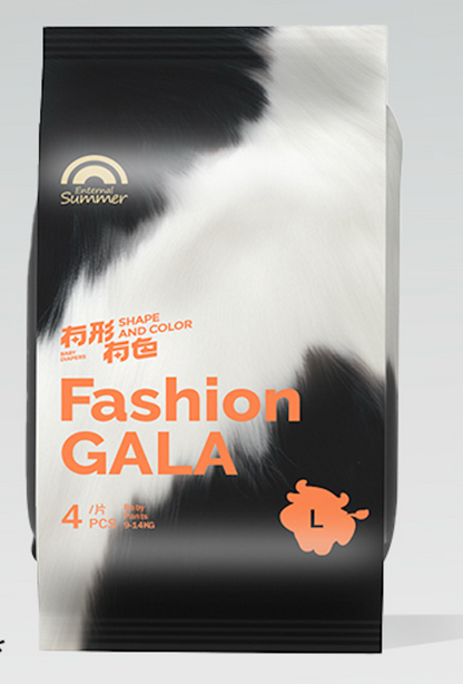 Enternal Summer Gala Shape and Colour series Nappy Pants Sample Pack - 4 Piece