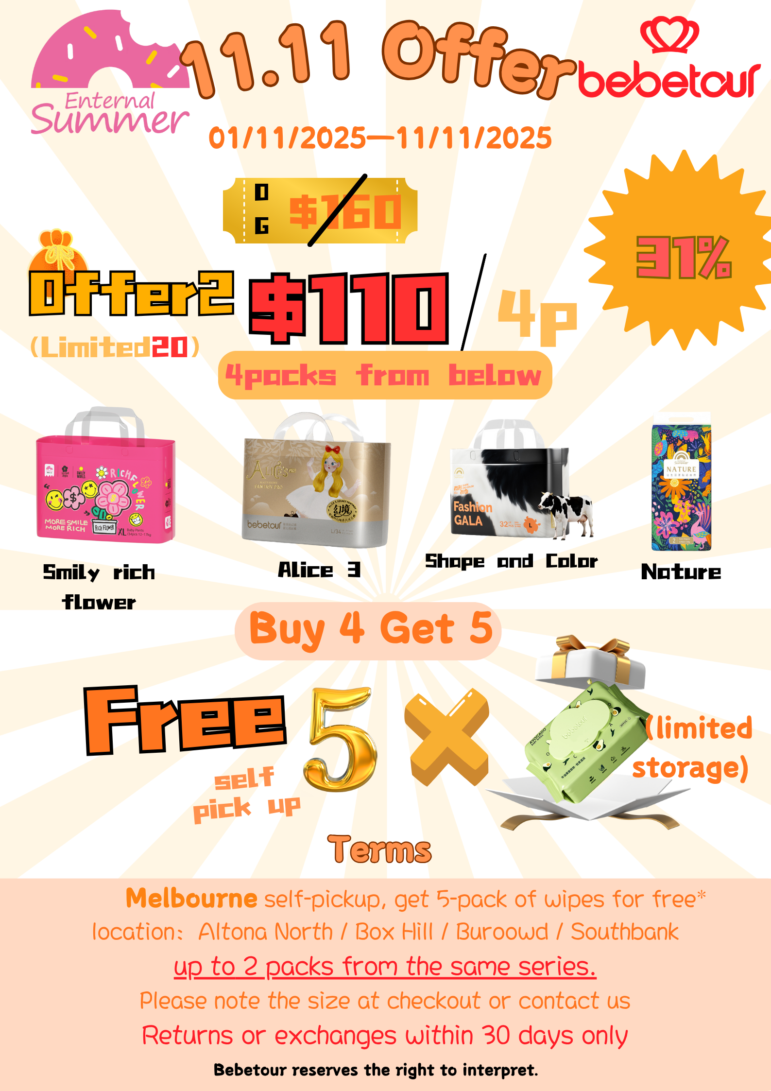 bebetour & Enternal Summer Gift Bag 2