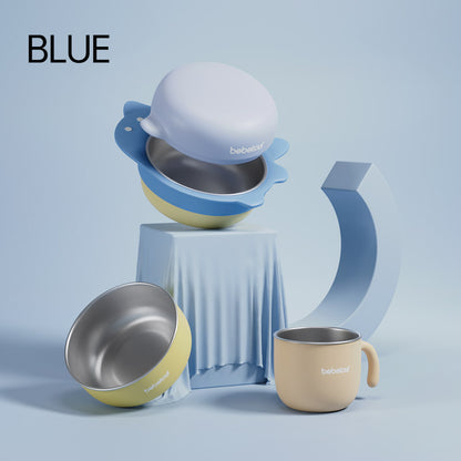 Bebetour Dinosaur-Shaped Portable Bowl Set