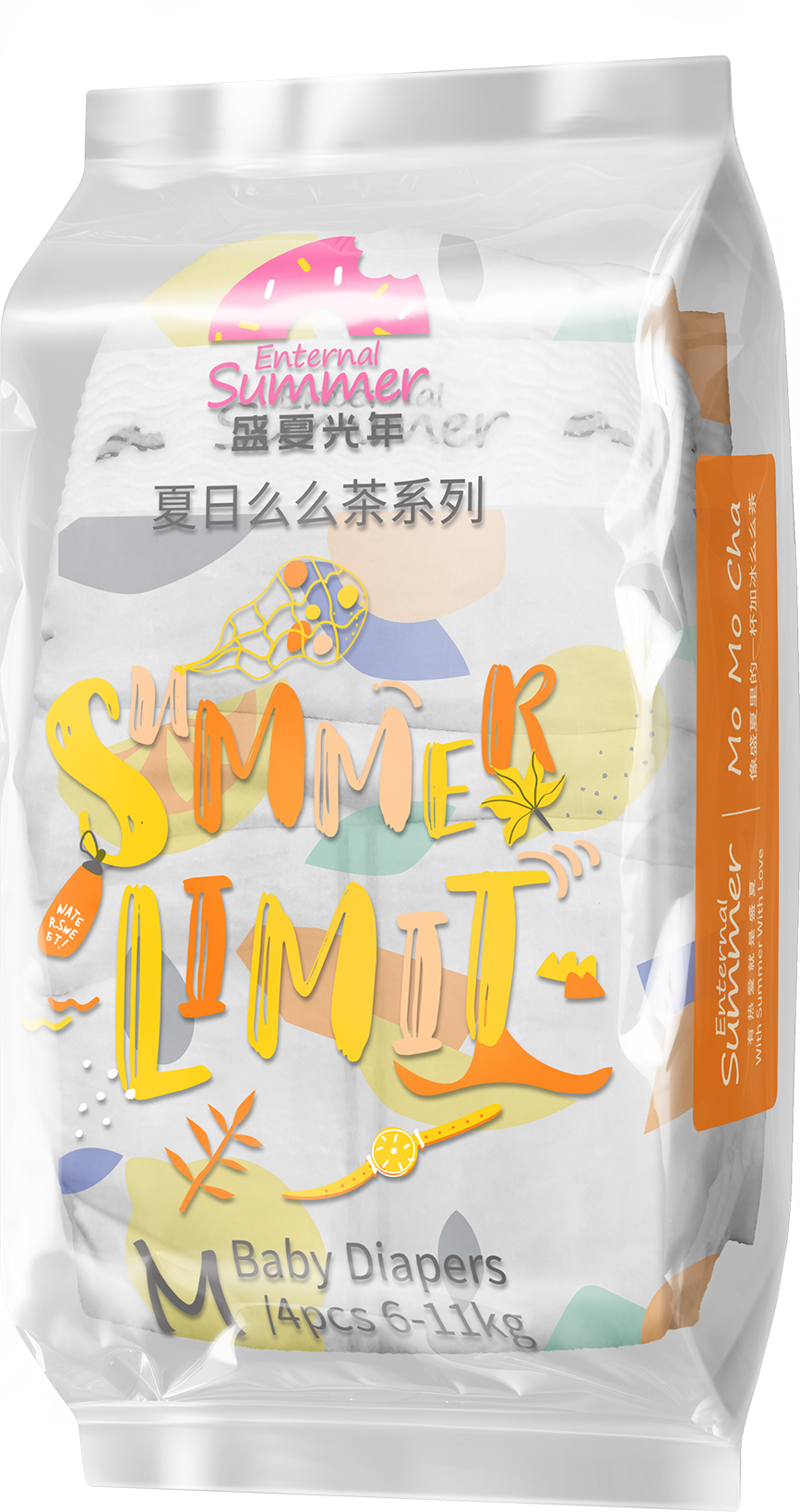 Enternal Summer Momo Cha Nappy Sample Pack - 4 Piece
