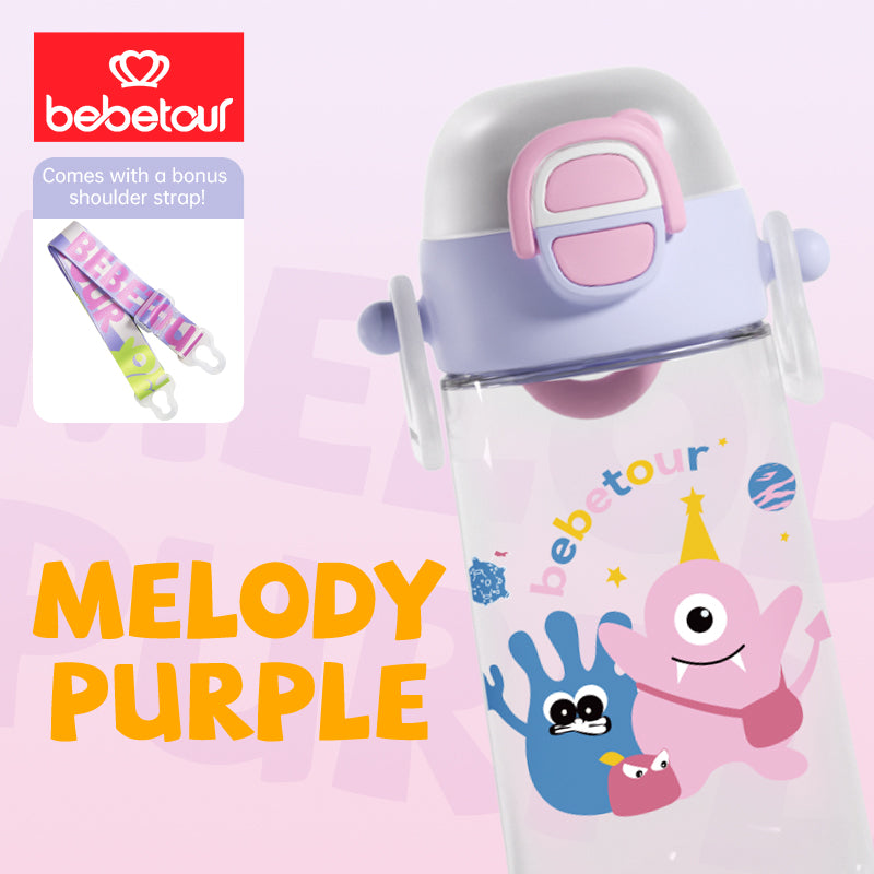 Bebetour Little Monster Dual Drink Bottle with Strap 530ML