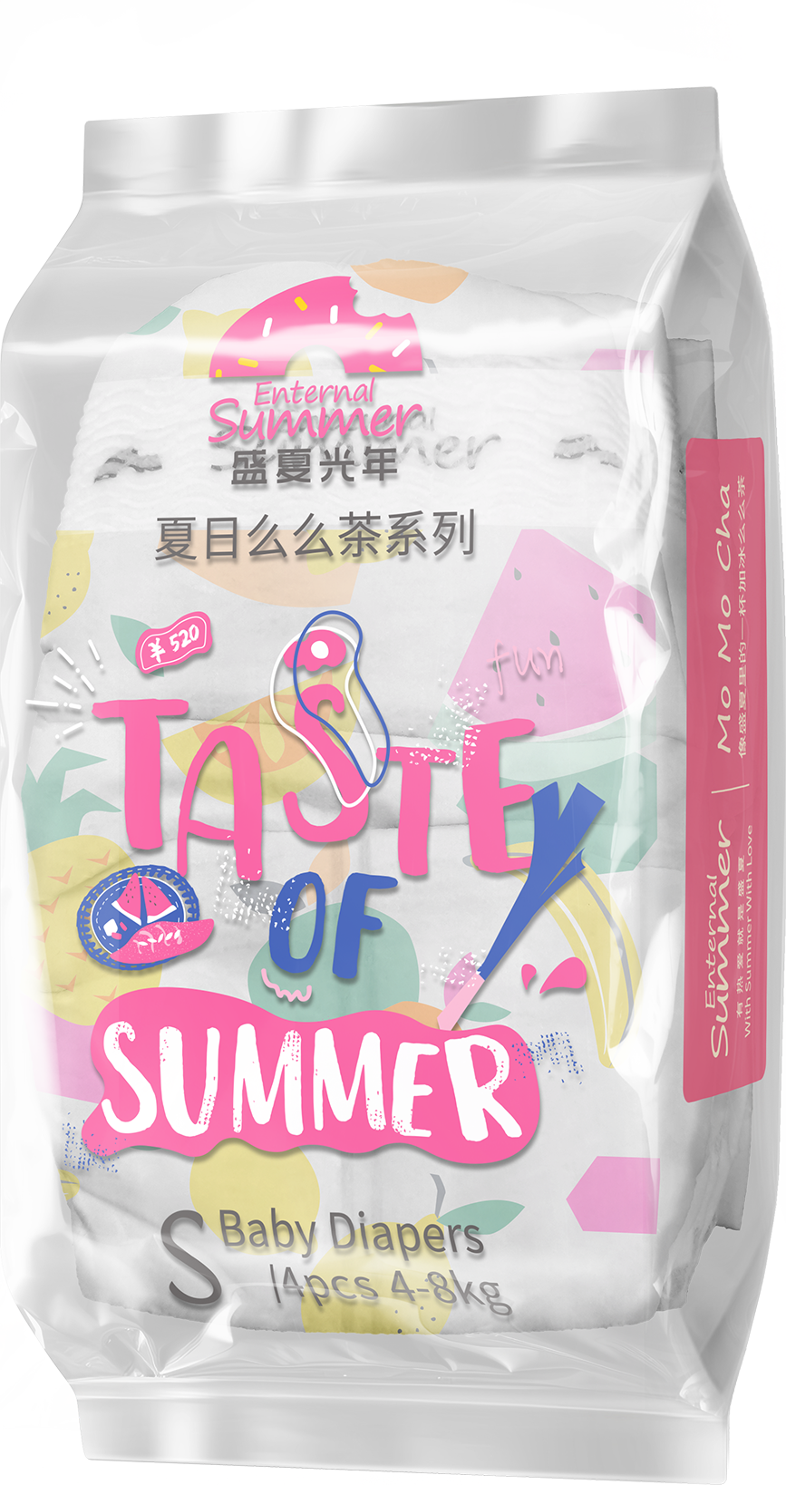 Enternal Summer Momo Cha Nappy Sample Pack - 4 Piece
